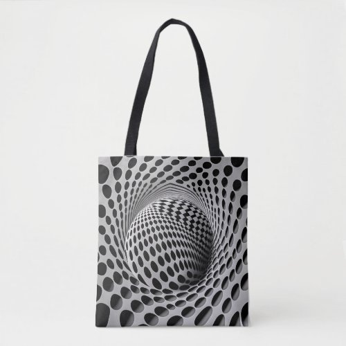 Black And White Op_Art Tote Bag