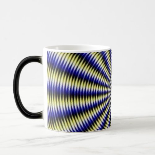 Black and White Optical Illusion  Magic Mug