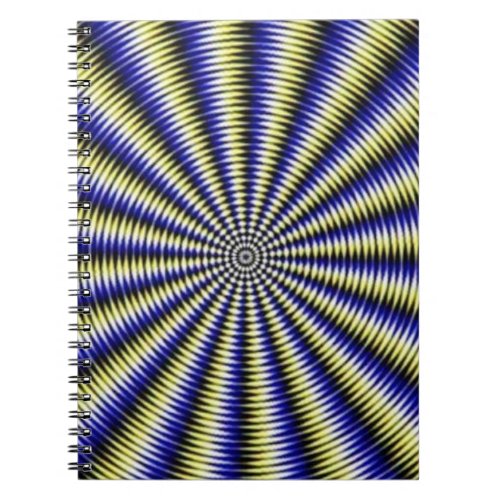 Black and White Optical Illusion Notebook