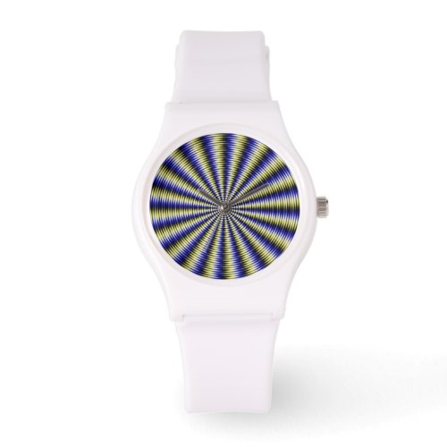 Black and White Optical Illusion Watch