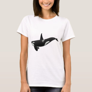 Black and White Orca Killer Whale T-Shirt