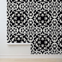 Black and white oriental decor