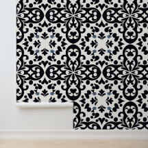 Black and white oriental decor