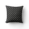 Black and White Outdoor Pillows - Polka Dot