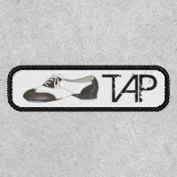 Black and White Oxford Tap Dance Teacher Shoe