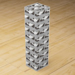 Black-and-White Oxford Tap Shoe Dance Teacher Wine Box<br><div class="desc">Design features an original marker illustration of a black-and-white tap oxford,  printed on a white background. Perfect for your favorite dancer,  choreographer,  or dance teacher!

Coordinating tap shoe designs are also available from this shop. Don't see what you're looking for? Contact Rebecca to have something designed just for you.</div>