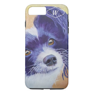 BLACK AND WHITE PAPILLON iPhone 8 PLUS/7 PLUS CASE