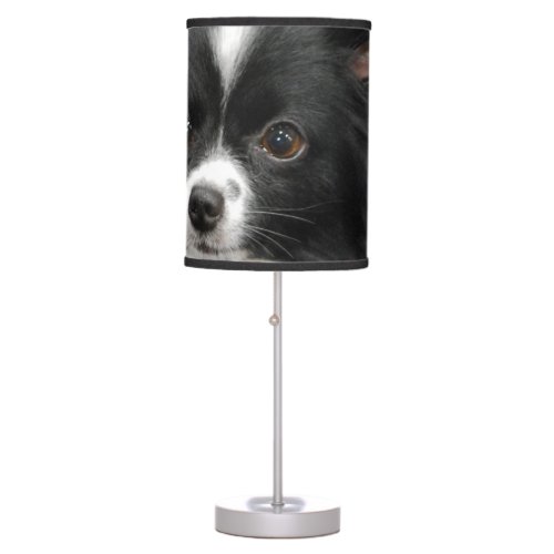 Black and White Papillon Table Lamp