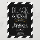 Black and white party invitation<br><div class="desc">Black and white party</div>