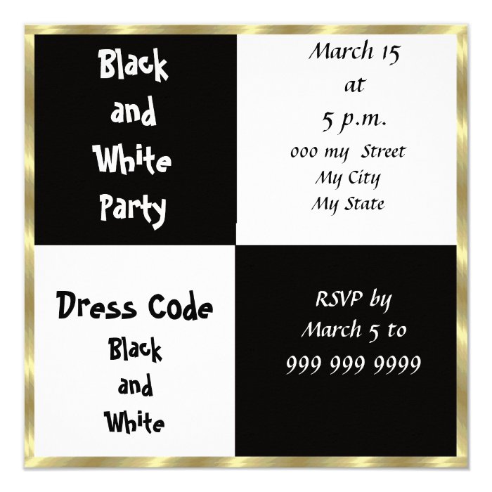 white party invite