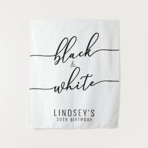 Black and White Party, Photo Backdrop