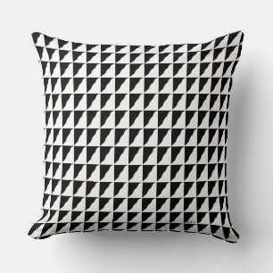 Black and White Pattern Chill With Cushionarium Throw Pillow