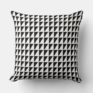 Black and White Pattern Chill With Cushionarium Throw Pillow
