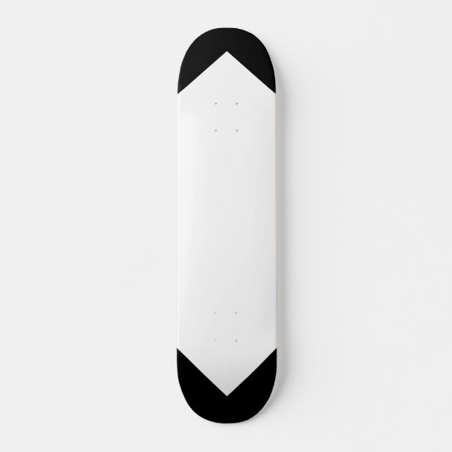 Black and White Pattern Customizable Deck (Front)