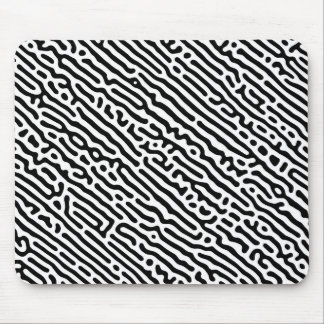 Black and White Pattern Mouse Pad