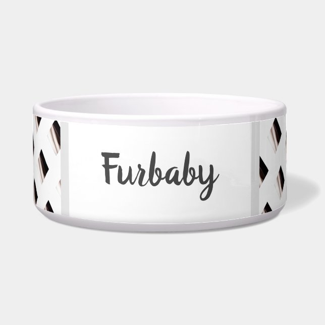 Black and White Patterned Bowl (Front)