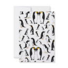 Black and white penguin Pattern