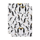 Black and white penguin Pattern