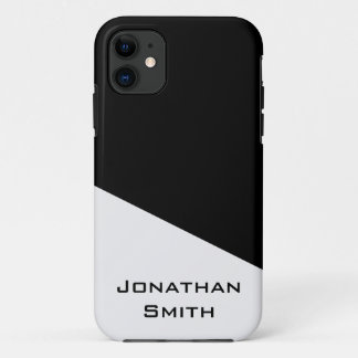 Black and White Personalized Modern iPhone 5 Case