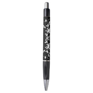Black and White - Personalized Wedding Favor Pens