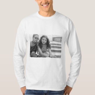 black-and-white photograph T-shirt