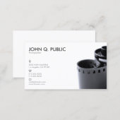 Black and White Photographer Business Card (Front/Back)