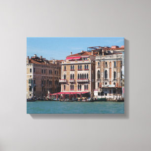 Black and White Photography Venice Italy Canvas Print