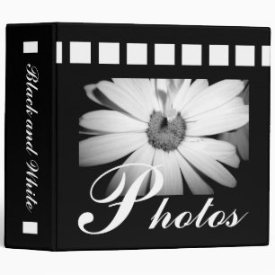 Black and White Photos Album 3 Ring Binder
