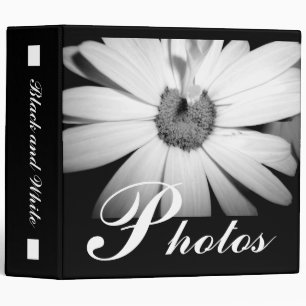 Black and White Photos Album 3 Ring Binder