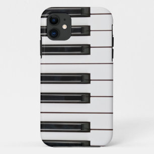 Black and White Piano Keyboard Case Cover