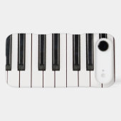 Black and White Piano Keyboard Case Cover (Back (Horizontal))