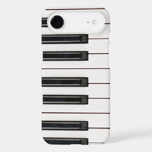 Black and White Piano Keyboard Case Cover (Back)