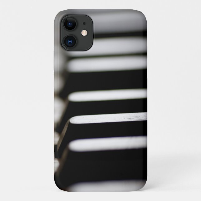 Black and white piano keys Case-Mate iPhone case (Back)