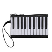Black and White Piano Keys Clutch (Back)