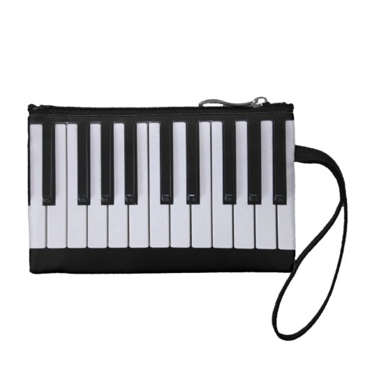 Black and White Piano Keys Clutch (Front)