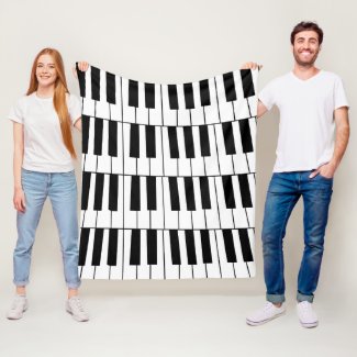 Black and White Piano Keys Pianist Musician 