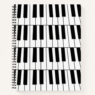Black and White Piano Keys Pianist Musician 