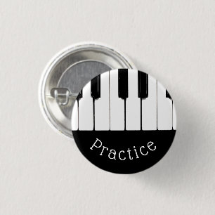 Black and White Piano Keys, "Practice" Button