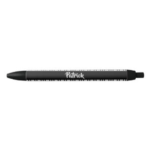 Black and white piano pattern pen