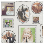 Black and White Picture Frame Pattern Fabric