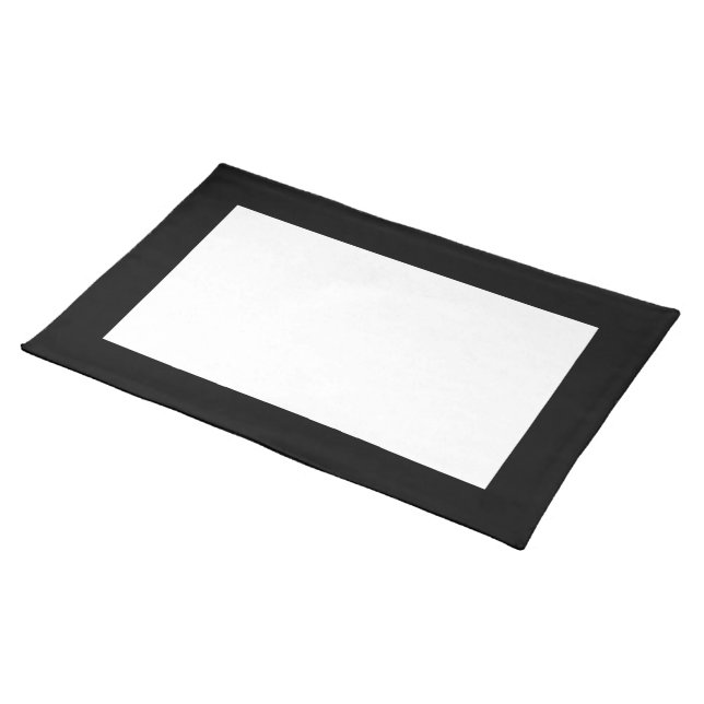Black and White Placemat (On Table)