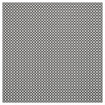 Black and White Plaid Checkered Pattern Cool Fabric
