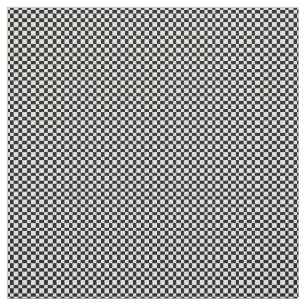 Black and White Plaid Checkered Pattern Cool Fabric