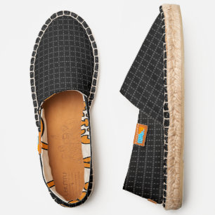 Black and White Plaid / Tartan Espadrilles
