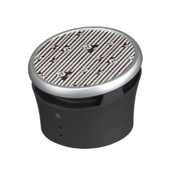 Black And White Po Pattern Bluetooth Speaker by kungfupanda at Zazzle