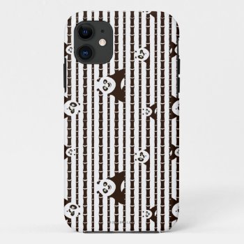 Black And White Po Pattern Iphone 11 Case by kungfupanda at Zazzle