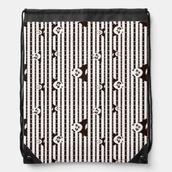 Black And White Po Pattern Drawstring Bag by kungfupanda at Zazzle