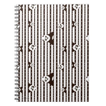 Black And White Po Pattern Notebook by kungfupanda at Zazzle