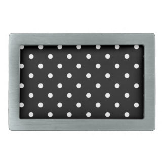 Black And White Polka Dot Belt Buckle