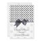Black and white polka dot Bridal shower Invitation